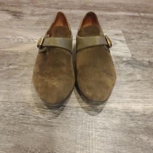 🌻👠🎀 Leather suede shoes